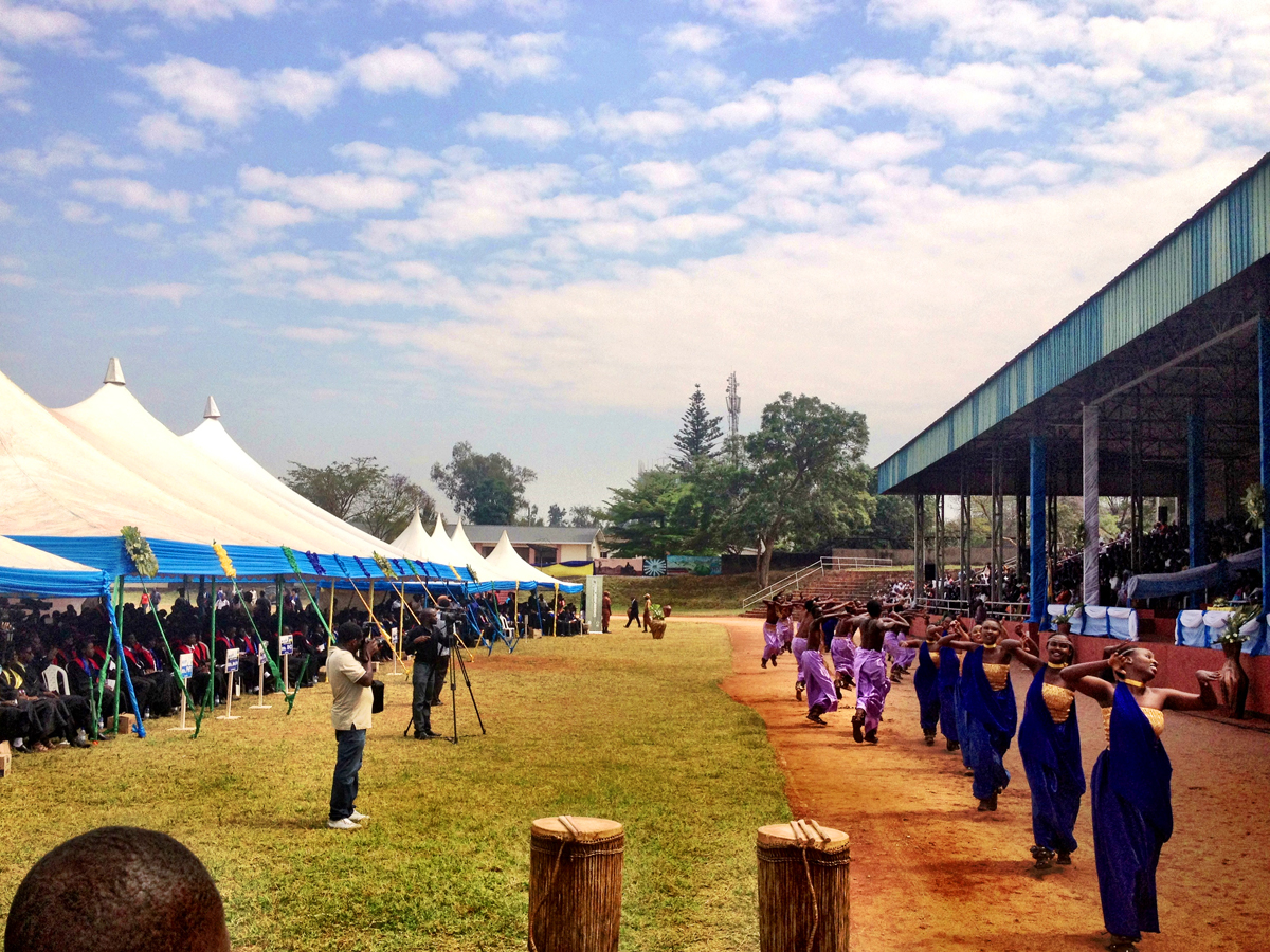 IMG_0521_edit Traditional Rwandan dancing at the 12th KIST graduation ceremony.