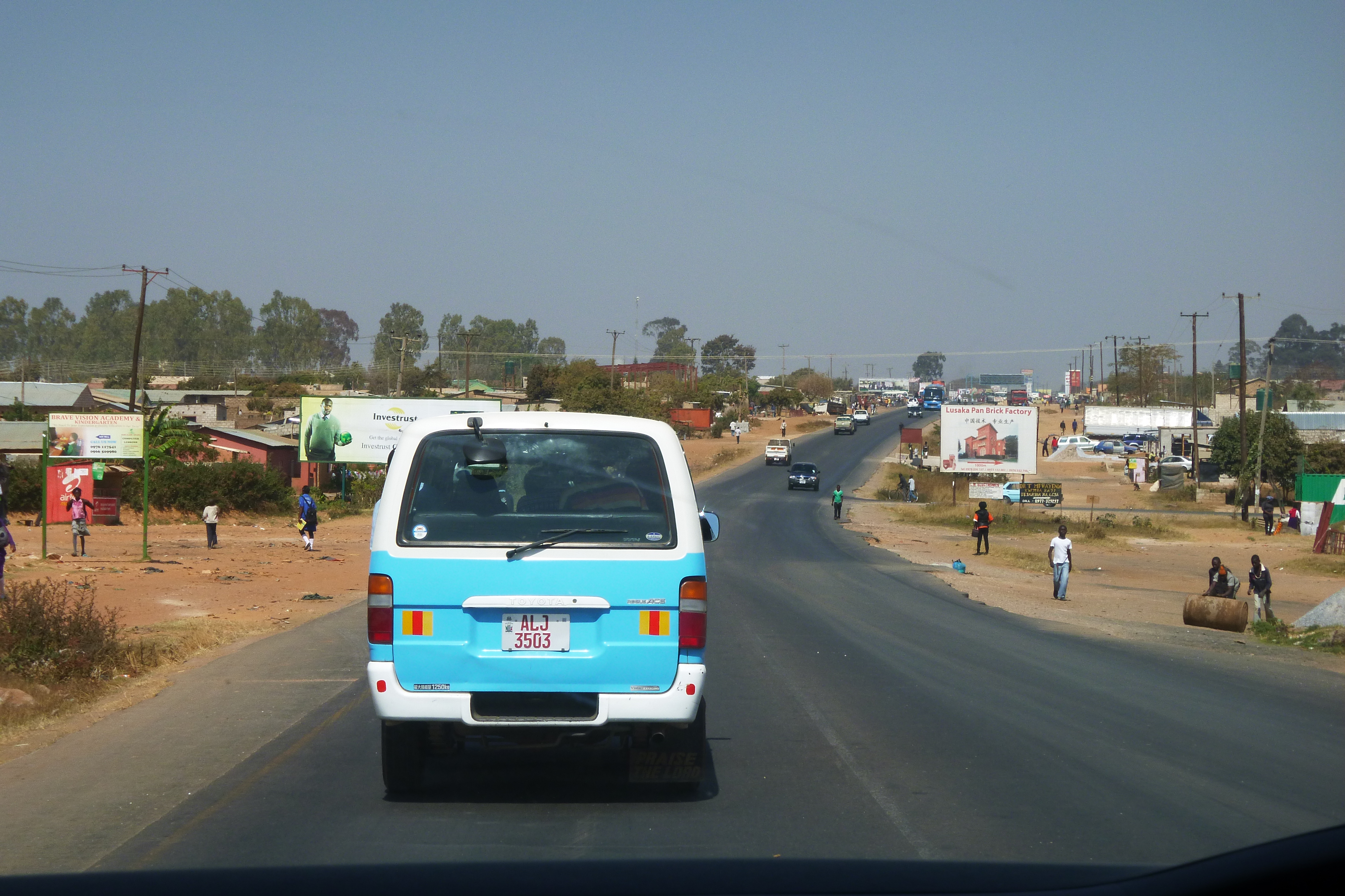 Basi, matatu, tro tro, anything goes. Basi, matatu, tro tro, anything goes.