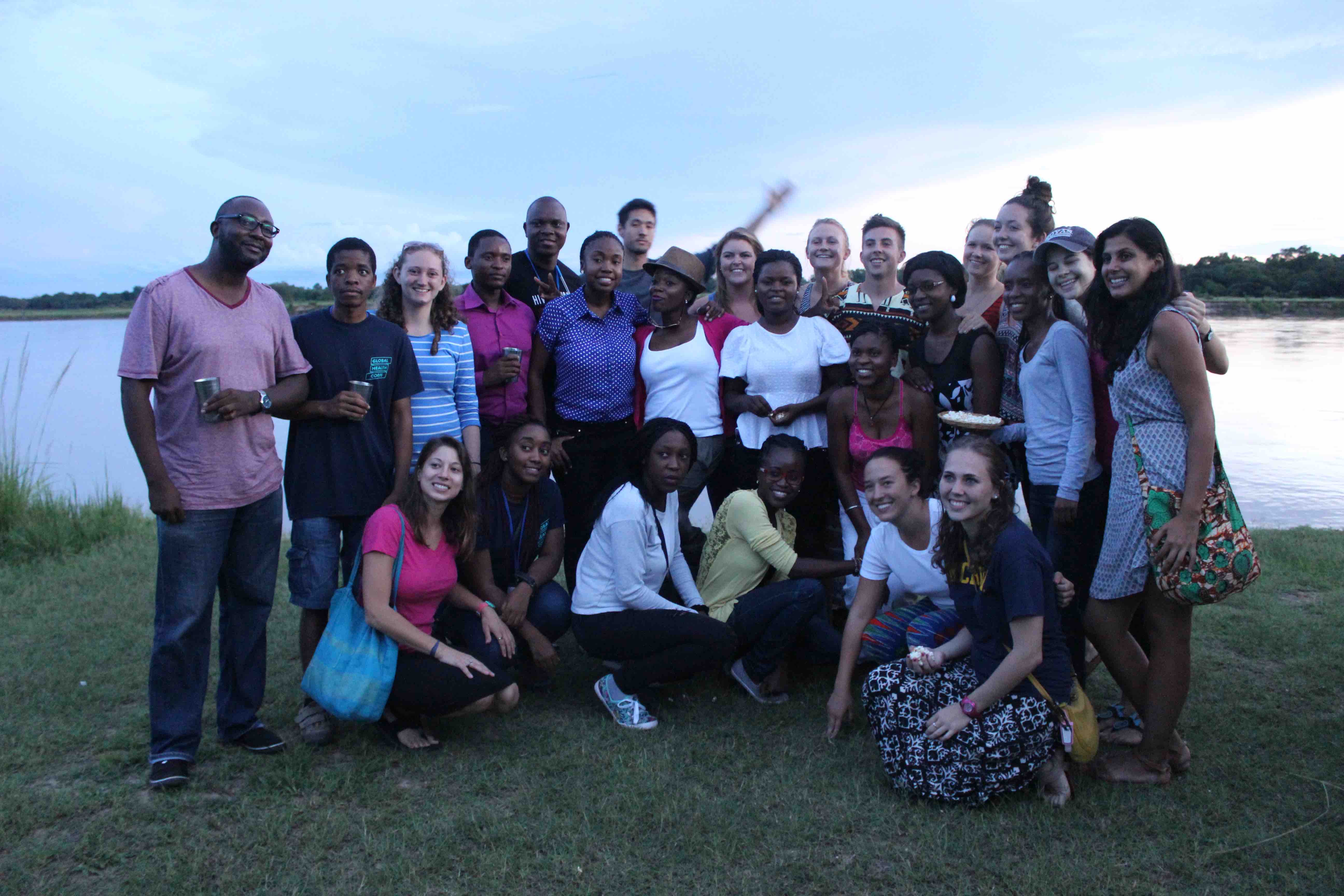 Our "Mal Pals" 2015-2016 fellows in Mfuwe, Zambia